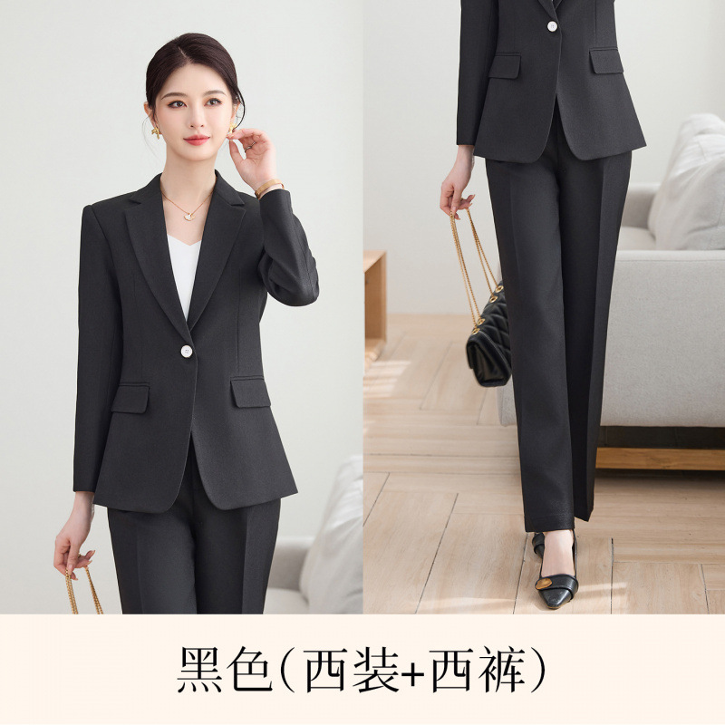 Black suit pants