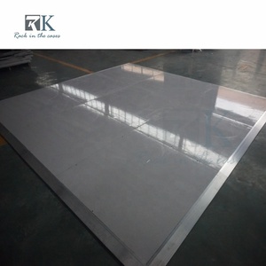 Custom White Glossy Portable Stage Platform Easy Setup Outdoor Dance Floor for Weddings & Events - Product Image 3