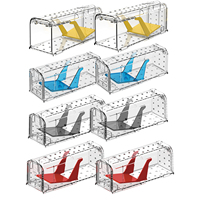 Piège à souris intelligent à tunnel, dernière version améliorée, en plastique grand format, réutilisable, capture vivante et humaine, pour le contrôle des rats, des rongeurs et des souris