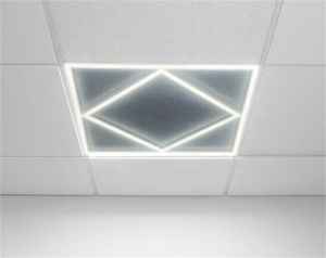Luz de techo <span class=keywords><strong>LED</strong></span> cuadrada de 60W, <span class=keywords><strong>panel</strong></span> empotrado sin marco de 2x2 pies con alto lumen para iluminación de oficinas y centros comerciales - Product Image 5