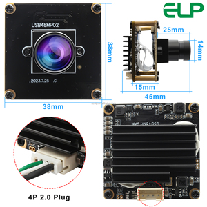 Elp 48mp góc rộng USB máy ảnh mô-đun 8K <span class=keywords><strong>Mini</strong></span> UVC USB2.0 <span class=keywords><strong>video</strong></span> Webcam Board imx586 công nghiệp lightburn máy ảnh cho PC máy tính xách tay - Product Image 5
