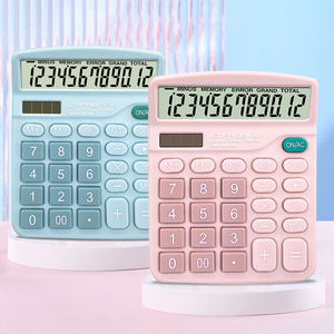 Ctifree Aangepaste Rekenmachine Logo Promotionele Hoge Quality12-Digit Functie Roze Blauwe Bureaucalculator <span class=keywords><strong>M</strong></span>-28 - Product Image 4