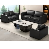Canapé de bureau à vendre, ensemble combiné avec une table basse simple pour les petites salles de réception et de négociation