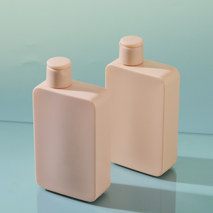 Nueva Llegada: Botella de Plástico PET PP con Bomba para Loción, 200ml 300ml, Pared Gruesa, Cuerpo Cuadrado Transparente/Ámbar para Champú y Sérum para el Cuidado de la Piel - Product Image 2