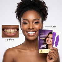 Bandes blanchissantes pour les dents sans peroxyde, formule personnalisée, fines et sèches, patchs d'éclaircissement dentaire pour les soins bucco-dentaires quotidiens à domicile