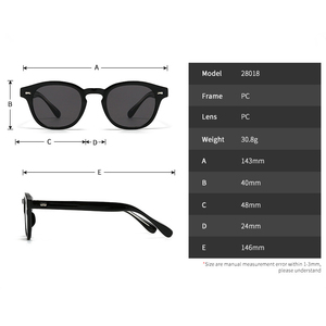 Gafas de Sol Retro de Lujo con Protección UV para Mujer, Gafas de Sol Redondas 2025, Gafas de Moda con Montura de PC - Product Image 4