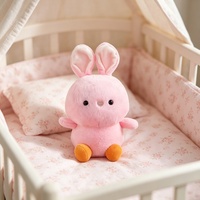 Peluche Lapin Rose Mignon, Jouet en Peluche Doux et Moelleux, Animal en Peluche Kawaii, Cadeau pour Enfants, Peluche Personnalisée OEM ODM