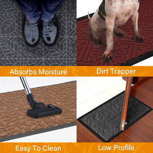 Alfombra Lavable para Interiores/Exteriores, Alfombra de Bienvenida para la Entrada con Función Acolchada, Control de Polvo, Alfombras para la Puerta Principal - Product Image 5