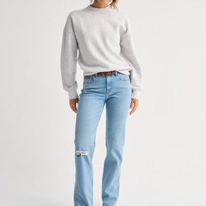 Sweat-shirt décontracté pour femme, couleur unie, col montant, respirant, brodé, style vintage - Product Image 6