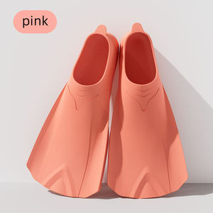 Aletas de Natación de Silicona para Adultos, Aletas Cortas con Logotipo Personalizado, para Buceo, Snorkel y Entrenamiento - Product Image 1