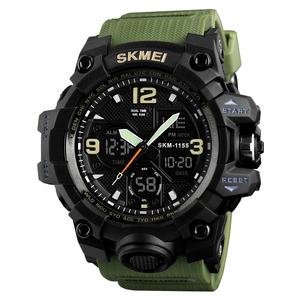 Reloj de Pulsera Skmei Top Cool Demin Negro Analógico Digital para Hombre, Relojes Resistentes a los Golpes para Hombre de Lujo - Product Image 2