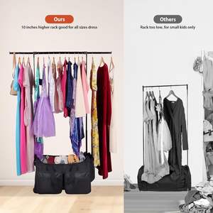 Échantillon gratuit Sac de voyage pour vêtements 28 Dance Dance avec cintre, porte-vêtements, valise, sacs à vêtements suspendus avec roulettes - Product Image 4