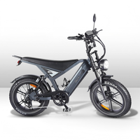 Bicicleta Eléctrica de Montaña con Llantas Gruesas de 20 Pulgadas, Batería de Litio de 48 V y 15 Ah, Motor de Cubo Trasero de 1000 W, Freno de Disco para Adultos