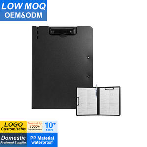 Prancheta A4 Dobrável com Clips Metálicos Duplos, Pranchetas com Clip de 360 Graus e Suporte para Caneta, Pasta de Trabalho - Product Image 1