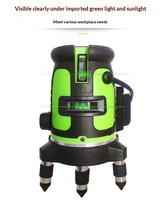 Niveau laser infrarouge industriel à faisceau vert 532nm, haute précision, nivellement automatique, niveau laser 2/3/5 lignes, haute puissance