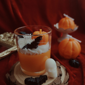 No se puede perder el tema de Halloween Nuevo diseño Combinación Cera de soja natural Vela perfumada hecha a mano Vela de tarro - Product Image 1