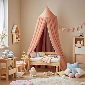 Textiles de maison, literie, chambre de bébé, lit bébé, rideau suspendu, moustiquaire, coton, baldaquin pour lit d'enfant - Product Image 2