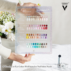 Vinimay - Juego de Esmalte de <span class=keywords><strong>Gel</strong></span> de Ojos de Gato Cristalinos, 40 <span class=keywords><strong>Colores</strong></span>, 15 ml, Esmalte de <span class=keywords><strong>Gel</strong></span> Magnético de Ojos de Gato <span class=keywords><strong>para</strong></span> Decoración de <span class=keywords><strong>Uñas</strong></span>, Venta al por Mayor, Marca Privada OEM - Product Image 2