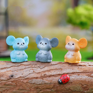 Miniature 3D in Resina Colorate Fai-da-Te, Tema <span class=keywords><strong>Animali</strong></span> e Amore, Dipinte a Mano, Personalizzabili, Decorazioni per Terrari, Giardini delle Fate, Giocattoli Micro - Product Image 4