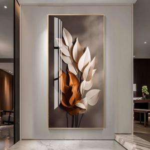 Decorazione per la Casa: Cornice Moderna Nordica con Poster <span class=keywords><strong>in</strong></span> <span class=keywords><strong>Vetro</strong></span> e Cristallo, Orologio Digitale LED e Dipinto Artistico da Parete - Product Image 2