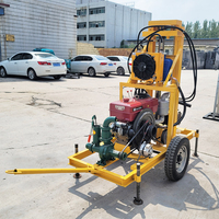 Foreuse de puits d'eau diesel 22 CV, directement d'usine, compacte et portable, au meilleur prix