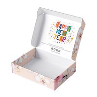 Emballage en carton pliable biodégradable personnalisé en gros pour gâteaux, biscuits, cookies, beignets avec logo