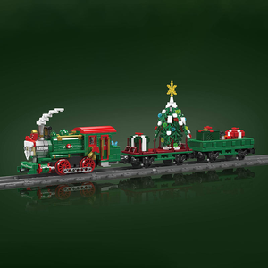 Moule King 12039 922PCS <span class=keywords><strong>Train</strong></span> Serie Noël ESU KG230 <span class=keywords><strong>Train</strong></span> Building Block Modè<span class=keywords><strong>le</strong></span> Technique Jouets Éducatifs Festival Cadeau - Product Image 5