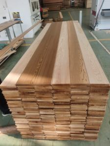 Revêtement en bois de cèdre rouge occidental clair à rainures et languettes - Product Image 4