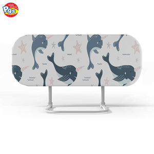 Barrière de lit de sécurité pour bébé Prodigy BR015, facile à installer, barrière de lit rétractable, clôture pliable en tube d'acier pour la sécurité des enfants - Product Image 5