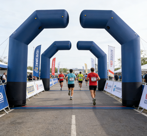 Arche gonflable personnalisée à base stable, facile à assembler, pour stand promotionnel commercial – Vente directe usine Da Niu - Product Image 1