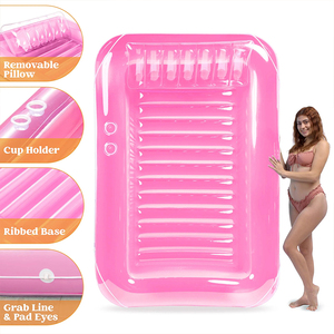 <span class=keywords><strong>Bain</strong></span> <span class=keywords><strong>de</strong></span> <span class=keywords><strong>soleil</strong></span> gonflable rose extra large en PVC épaissi pour adultes, flotteur <span class=keywords><strong>de</strong></span> piscine <span class=keywords><strong>portable</strong></span>, transat <span class=keywords><strong>de</strong></span> <span class=keywords><strong>bain</strong></span> <span class=keywords><strong>de</strong></span> <span class=keywords><strong>soleil</strong></span> gonflable - Product Image 2