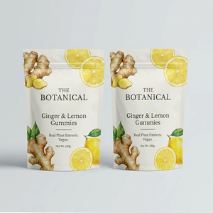 Stampa digitale piccola borsa integratore <span class=keywords><strong>rosa</strong></span> con cerniera bustina di caramelle Capsule gommose polvere Stand Up Pouch chiusura a chiusura lampo Mylar Bags - Product Image 6