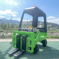 Chariot élévateur à fourche pour enfants Moetry, sans moteur, véhicule de construction, en plastique écologique, utilisation intérieure/extérieure, haute qualité, développement des compétences motrices