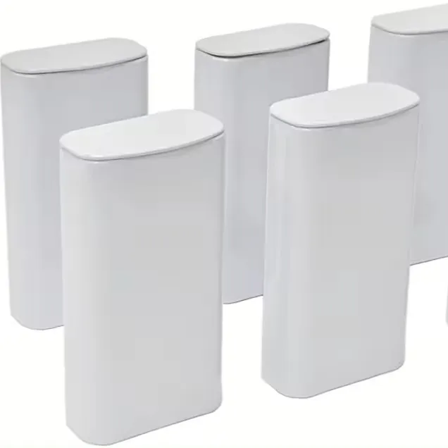 Kundendefinierte weiße rechteckige leere geschenk-blechdose Packung leicht zu öffnende Metallbox für Kaugummi-Süßigkeiten Minz