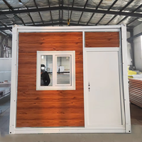Maison conteneur pliable en acier 20 pieds, bureau mobile, salle de sport préfabriquée, dortoir, appartement, design moderne, protection de l'environnement