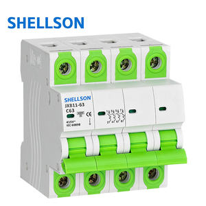 <span class=keywords><strong>4P</strong></span> 4 ПОЛЮСА MCB мини-выключатель оптом 230 В 400 В AC MCB выключатель 10A 16A 20A 25A 32A 40A 50A 63A MCB выключатель - Product Image 1