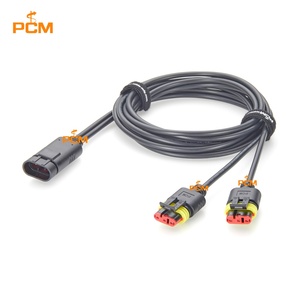 Cabo Distribuidor Y AMP SuperSeal 3 Vias TE 282105-1 para 282087-1 para Carro, Barco, Máquinas Agrícolas, Veículos e Luzes LED - Product Image 4