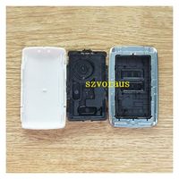 Haute qualité pour Renault 4 boutons couverture de carte à puce blanc couverture arrière boîtier de remplacement sans Logo
