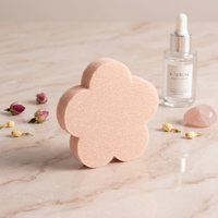 Tampon démaquillant semi-gel aux fleurs de Thaïlande, jetable, doux, nettoyant, pour le soin de la peau