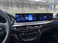 Autoradio à écran incurvé de 24,6 pouces pour BMW X5 EVO 17-18, lecteur multimédia GPS Android, CarPlay, unité principale multimédia