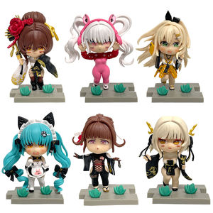 Figurines d'anime japonaises de jeu populaire, 9,5-11 cm, 6 pièces/ensemble, figurines en PVC, boîte aveugle, modèle de collection, jouets de poupée - Product Image 5