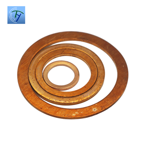 Arandelas personalizadas, sujetadores, láminas, separadores de sellado <span class=keywords><strong>para</strong></span> maquinaria de construcción, anillos de sellado planos de cobre, <span class=keywords><strong>juntas</strong></span> metálicas estampadas y unidas. - Product Image 2