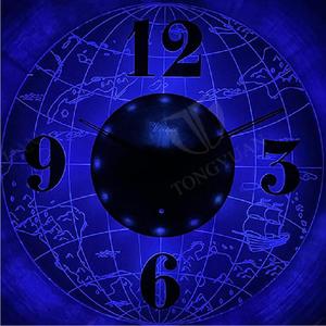 Night Light Wall <b>Clock</b> for Bedroom Silent Lighted up Wall <b>Clock</b> Glow in the Dark for Living Room - Product Image 4