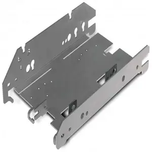 CNC laser cutting and bending steel stainless steel or aluminum metal panel bracket
