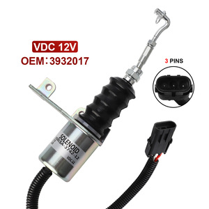 โซลินอยด์วาล์ว SA-3742-12 12V DC 3 ขา สำหรับสวิตช์ตัดการทำงานของเครื่องยนต์ Dongfeng Cummins - Product Image 1