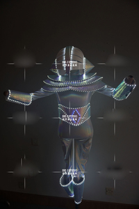 Personalizado barra <span class=keywords><strong>gogo</strong></span> Ropa de baile discoteca ds futuro la tecnología de luz LED rendimiento ropa músculo hombres traje de los hombres de la armadura - Product Image 5