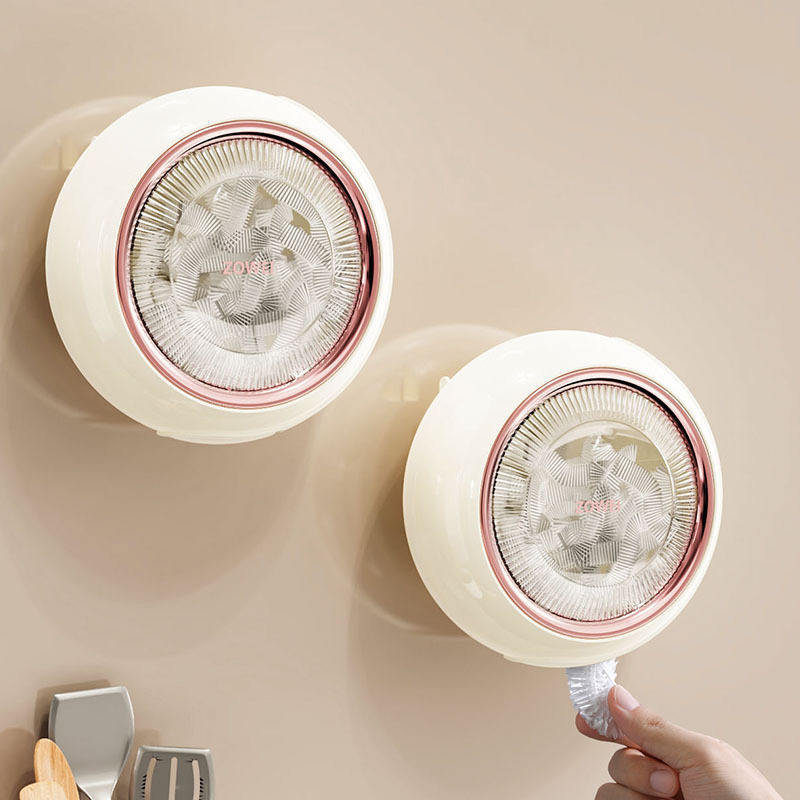 กล่องเก็บพลาสติกห่ออาหาร [สีขาวครีม, แพ็คคู่]