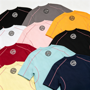 Custom Men's Short Sleeve O-Neck T-Shirt 100% Cotton Quick Dry Regular Fit Solid Color Casual Tee with Back Neck <b>Logo</b> - Product Image 1