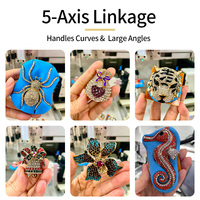 Máquina de Engastado de Piedras de Hierro YUBANG para Zirconia, Moissanita y Diamantes de Imitación, Automática, para la Industria Americana de Joyería y DIY