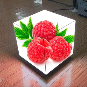 China Hot Sale Magic Eye Catching P3 Cubical LED Display Cube Signboard for Bars Restaurant